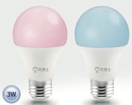 （附發票）LED 亮博士 特殊燈泡系列 3W燈泡 E27 色泡 A65 紅光 藍光 節能省電