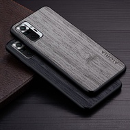 Case for Xiaomi Redmi Note 10 Pro 10T 5G 10S funda bamboo wood pattern Leather cover Luxury for redmi note 10 pro case