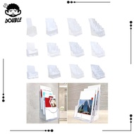 [ Acrylic Brochure Holder Brochure Display Stand for Magazines Booklets School