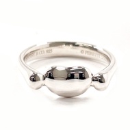 【日本直送 二手美品】8號 Tiffany & Co. 戒指指環 Bean Elsa Peretti 銀 925 銀飾