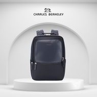 Charles Berkeley JAMESON Microfibre Leather Backpack Travel Laptop 16" Multi-Compartment (WF-24013)