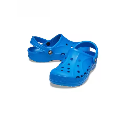 Crocs New Stylish, Casual, and Comfortable Outdoor Beach Sandals with a 3–5 cm Heel; Unisex; Blue 10