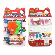 Hello Kitty Colour Rain Pad Set Stripe Rubbing Toy Double Fumble