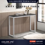 Color Life Krity Console Table / Study Room Console Table / Living Room Console table / Melamine Tab