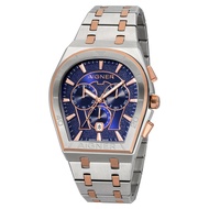 Aigner Lugo ARWGI2100304 - Jam Tangan Analog Pria Blue Dial Rose Gold Combination Stainless Steel Or