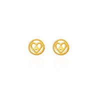 Jazz Heart Earring in 916 Gold by Ngee Soon Jewellery