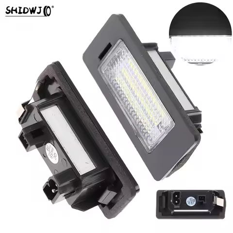 1pc LED Car License Plate Light For E39 M5 E70 E71 X5 X6 E60 M5 E90 E92 E93 M3 Rear Lights Number Pl