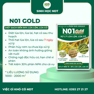 N01 GOLD - XỬ LÝ LÚA LỘN LÚA CỎ HẠT CỎ SAU THU HOẠCH PHÂN HỦY RƠM RẠ
