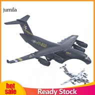 <jumila> Diecast C17 Transport Plane Pull back Light Sound Aircraft Model Education Toy