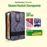 Quran Humaira | Al Quran Terjemahan | Edisi Zip A6 | Saiz A6 | Zip Case & Quran Travel | Beserta Fre
