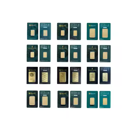 1oz/5g/10g/20g/50g/100g Gold Bar Series Seal Packaging With Different Serial Number Bullion Non-Magn