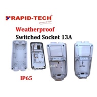 Weatherproof Universal 13A 15A 16A / UK Switch Socket 13A (IP65) / Outdoor Switch Socket Weather Pro