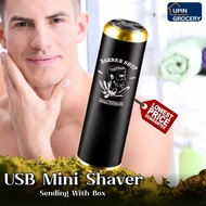 Mini MEN Electric Shaver Wet And Dry Use USB Rechargeable Portable Shaving With Box