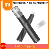 SHOWSEE C1-BK Electric Nose hair trimmer trimmers Portable Mini Ear Nose Hair Shaver hair clipper Waterproof Safe Removal Clean