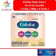 🎈🎈 Enfalac Baby / A+ Step1 *Milk Formula 2.32kg ( 580g x 4 Packs )