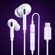 Type-C In-Ear Headphones - Noise Proof, Stereo Sound, Volume Control, Compatible With IPhone 15/16 P
