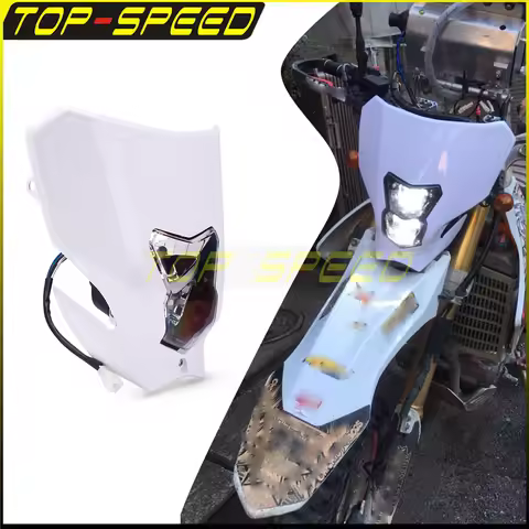 Motorcycle Supermoto Dirt Bike Headlight H7 Front Light E13 Emark For Honda CRF250 CRF450 CRF150 CRF