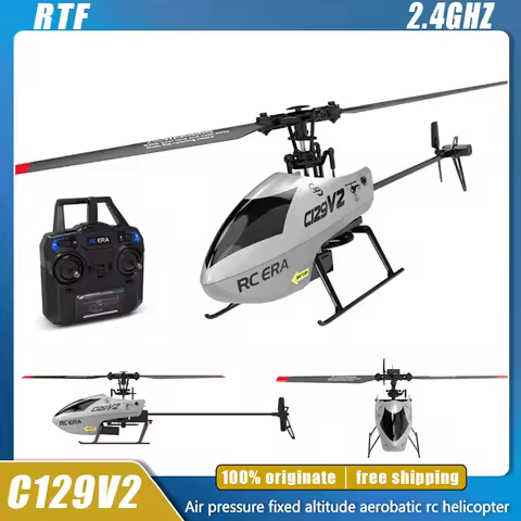 C129V2 C129 Rc Helicopters Four-Aisle Single-Propeller Rc Plane Flybarless 360° Tumbling Aerobatic R