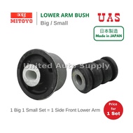 Japan Front Lower Arm Bush Big Small For MAZDA 2 1.5 FORD FIESTA MITOYO D651-34-300