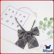 Wisell เนคไทแฟชั่นสำเร็จรูป โบว์นักเรียนญี่ปุ่น JK ปรับขนาดได้ bowknot