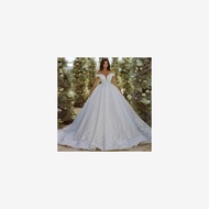 Ball Gown Princess Wedding Dresses Appliques Glamorous Robe