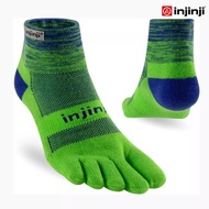 INJINJI TRAIL MW MiniCrew CANOPY Short Running Socks Green