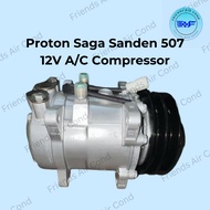 Proton Saga Sanden 507 (2A) 12V A/C Compressor | Fully Tested | Warranty Provided