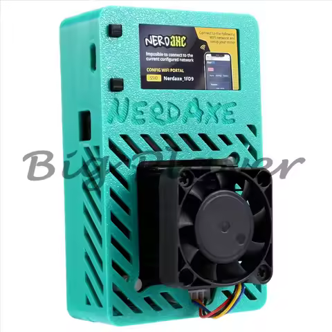 SuperDeals NerdAxe Bitaxe Miner 500Gh/S BM1366 ASIC Chip NerdMiner Lottery Mining Miner Solo Lottery
