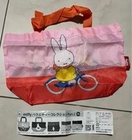 扭蛋系列 日本扭蛋  Miffy Boris 環保袋 收納袋 小物袋 koro koro bandai 萬代 peaunut club