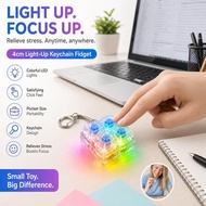 4Keys Stress Relief Keyboard Keychain Fidget Relaxing Light Keyboard Axis DIY Keyboard Keys Rgb L1K3