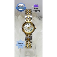 [Ladies] 100% ORIGINAL ARIES GOLD SWISS GL5632SG Sapphire Crystal,Date Display Stainless Steel Watch
