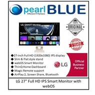 LG 27" 27SR50F-W Full HD IPS Smart Monitor with webOS