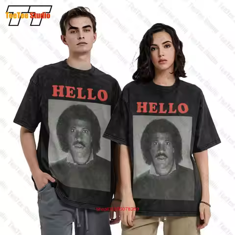 Lionel Richie Hello Photo 1983 01 Oversized T-Shirt RSO9