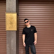1EIV Moncle * Logo Patch Embroidery Cotton Casual Short-Sleeved T-Shirt Unisex 195g