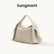 Songmont กระเป๋า Drippy Roof กระเป๋าถือสําหรับผู้หญิงกระเป๋าสะพายหนัง