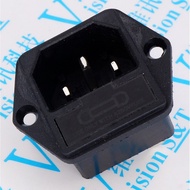 AC-03 with Fuse Socket with Fixed Hole AC Power Socket 10A 15A 250V