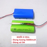 Pin Lithium Li-on 18650 1S 37V - 42V Nhiều mẫu. Dung lượng cao 5000mah - 10.000mah hàn sẵn mạch bảo