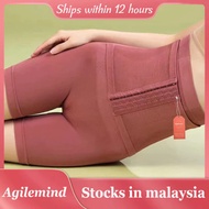 【Agilemind】【Local】Double-Breasted High-Waist Abdomen-Tucking Underwear Women's Hip-Lifting Body-Shap