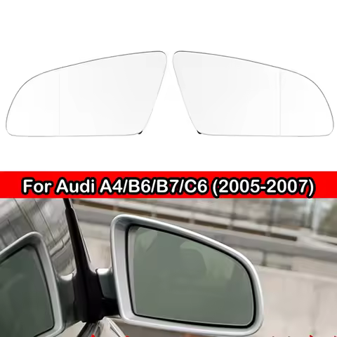 8E0857535E For Audi A3 S3 A4 B6 B7 A6 S6 03-08 Left /Right Car Heated Side Rearview Mirror Glass Ant