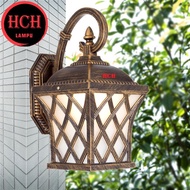 HCH Modern Outdoor Wall Light Weather Proof Antique Outdoor Wall Lamp E27 Holder Lampu Dinding (0603