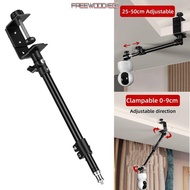 FREEWOODIEGI Mini Camera Holder, No Punching 360° Rotation Baby Monitor Bed Bracket, Clip Fixation R
