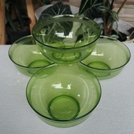 New crystal bowl tupperware hijau (4)