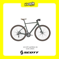Scott Metrix 20 Disc - Dark Green (Size : XS) Basikal Dewasa Bike Basikal