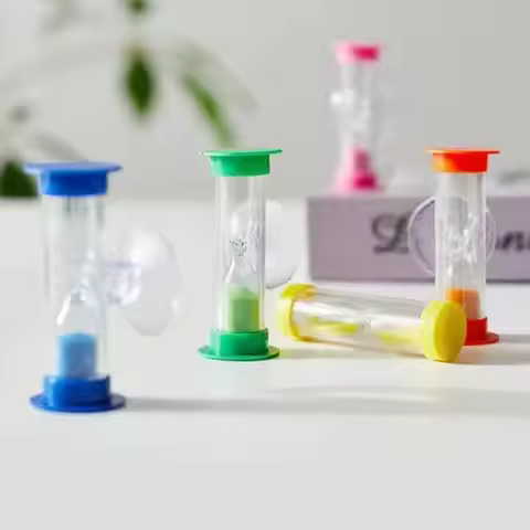 3 Minute Sand Hourglass Timer With Suction Cup Unbreakable Sand Watch 3 Min Sucker Sand Clock Classr