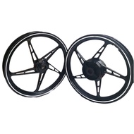 100% Original HLY Yamaha 135LC / LC135 / LC 135 4S Black / White Line Sport Rim (5 Batang) Motosikal
