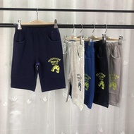 Piggy Brand Withdraw from Cupboard Children's Clothing Middle and Big Children Boys' Pure Cotton Knitted Pants Children's Summer Casual Pants Fifth Pants