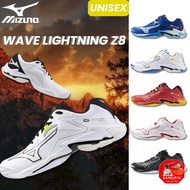 [Mizuno] Volleyball Shoes Wave Lightning Z8 Club Indoor Wide Lightweight Indoor Blue×White×Navy 27.5