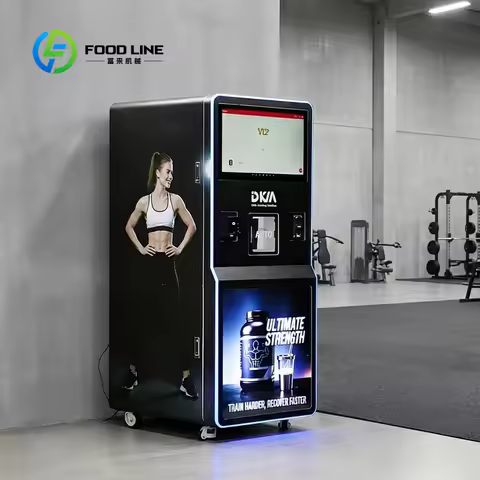 Customized size Automatic Protein Shake Vending Machine Smart Touch Screen Whey Protein
