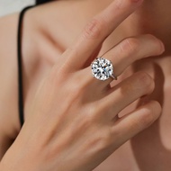 10ct moissanite Diamond 6 prongs moissanite Solitare wedding ring