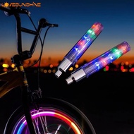 [Top Selection] Colorful Valve Lights Bike Light with Battery Tyre Valve Caps Led Light Bike Lights Mountain Road Bike Bicycle Lights